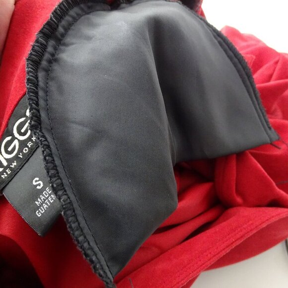 Vintage Y2K Briggs New York Red Button Up Shirt Jacket Women Size S Work Casual - Picture 4 of 10